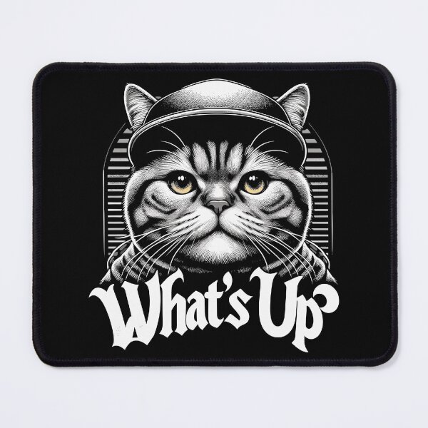 Item preview, BKH British Shorthair Blue Cat Gangsta What's up Gift designed and sold by Pineapple-Tree.