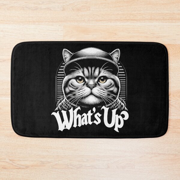 Item preview, BKH British Shorthair Blue Cat Gangsta What's up Gift designed and sold by Pineapple-Tree.