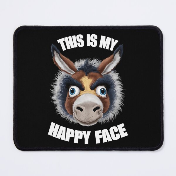 Item preview, THIS IS MY HAPPY FACE - GRUMPY DONKEY designed and sold by justyna-s28.