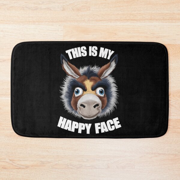 Item preview, THIS IS MY HAPPY FACE - GRUMPY DONKEY designed and sold by justyna-s28.