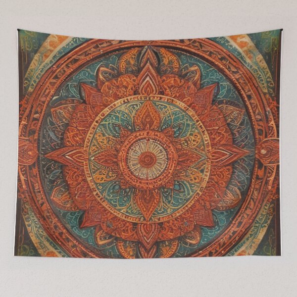 Item preview, mandala and chakra meditation pattern print design  designed and sold by Anshu3813.
