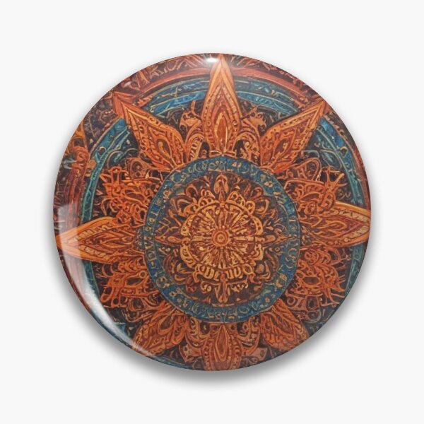 Item preview, mandala and chakra meditation pattern print design  designed and sold by Anshu3813.