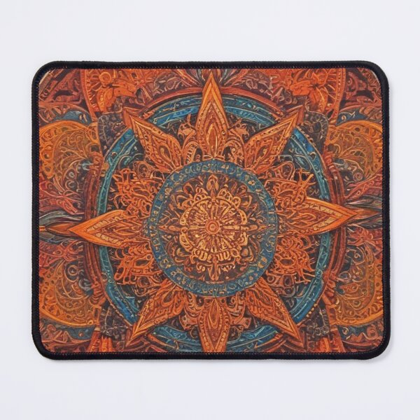 Item preview, mandala and chakra meditation pattern print design designed and sold by Anshu3813.