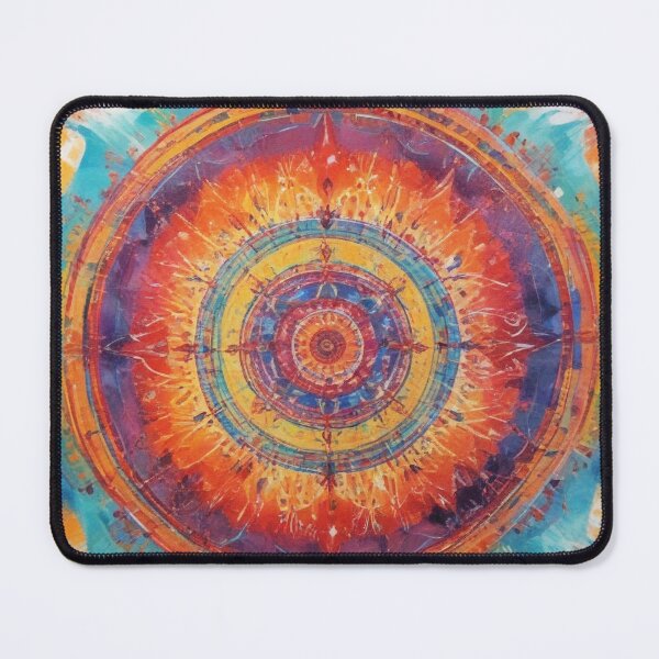 Item preview, mandala and chakra meditation pattern print design designed and sold by Anshu3813.