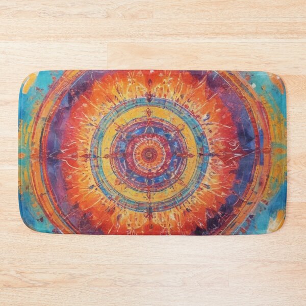 Item preview, mandala and chakra meditation pattern print design  designed and sold by Anshu3813.
