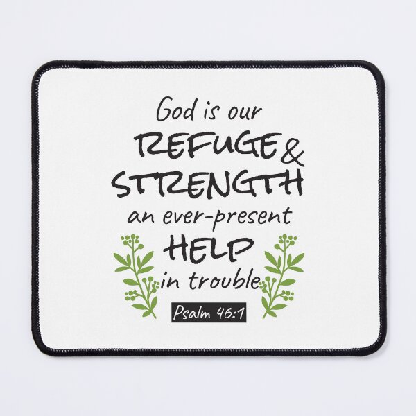 Item preview, Divine Refuge - Psalm 46:1 for Spiritual Comfort and Strength designed and sold by FlinArt.