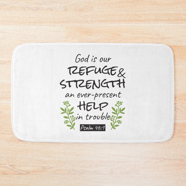 Item preview, Divine Refuge - Psalm 46:1 for Spiritual Comfort and Strength designed and sold by FlinArt.