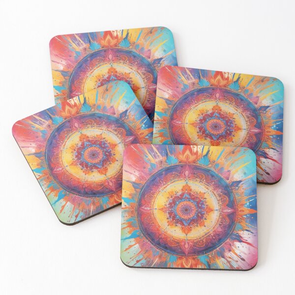 Item preview, mandala and chakra meditation pattern print design  designed and sold by Anshu3813.