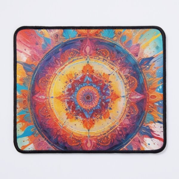 Item preview, mandala and chakra meditation pattern print design designed and sold by Anshu3813.