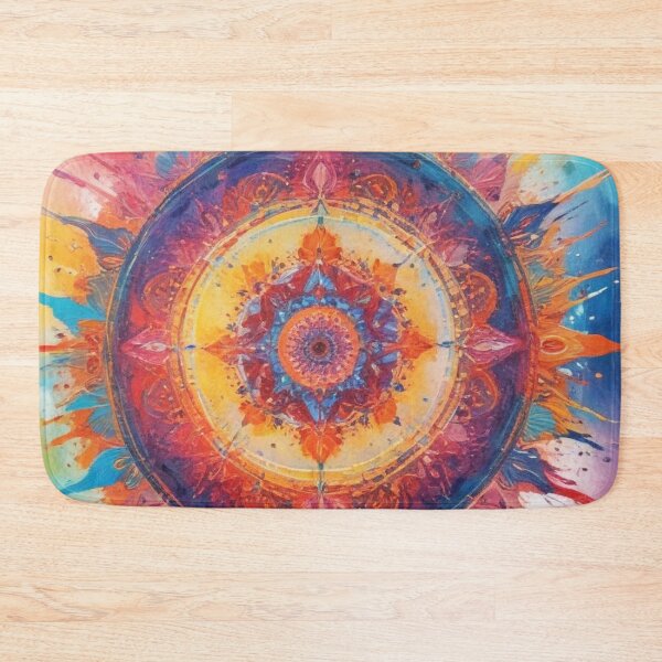 Item preview, mandala and chakra meditation pattern print design  designed and sold by Anshu3813.