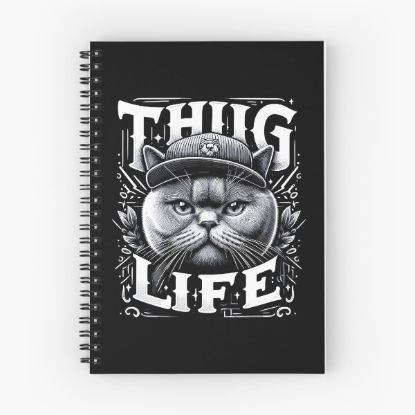Item preview, BKH British Shorthair Blue Cat Gangster Life Gift designed and sold by Pineapple-Tree.