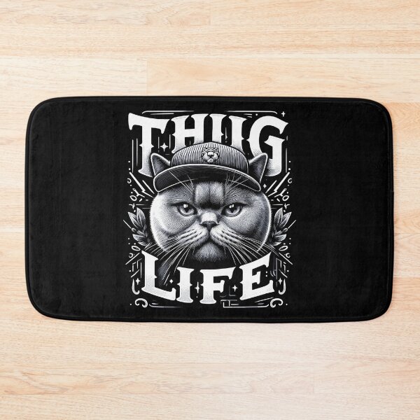 Item preview, BKH British Shorthair Blue Cat Gangster Life Gift designed and sold by Pineapple-Tree.