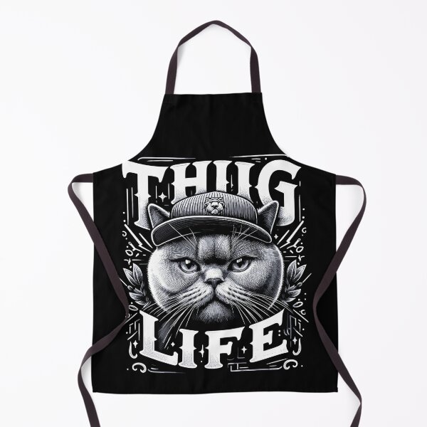 Item preview, BKH British Shorthair Blue Cat Gangster Life Gift designed and sold by Pineapple-Tree.