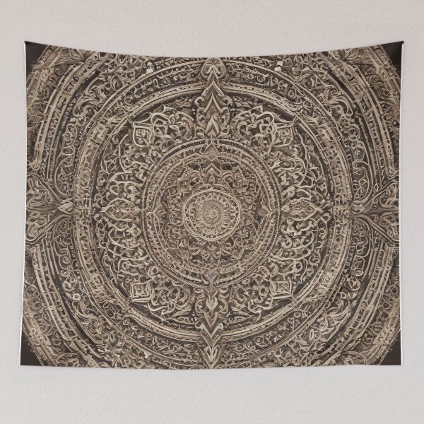 Item preview, mandala and chakra meditation pattern print design  designed and sold by Anshu3813.