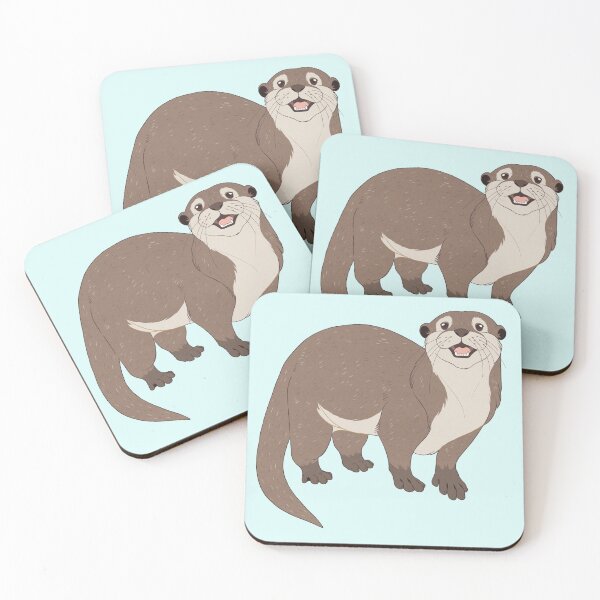 Item preview, Cute Smiling Otter designed and sold by Mousewren.