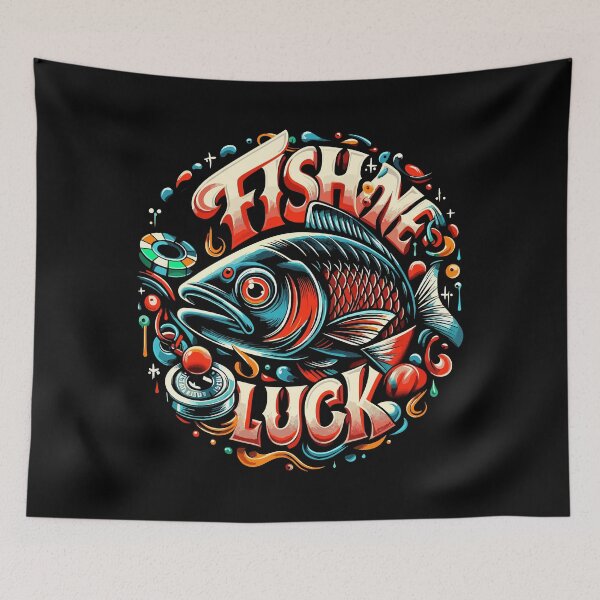 Item preview, Fish with Luck Fishing Poker Poker Gift designed and sold by Pineapple-Tree.