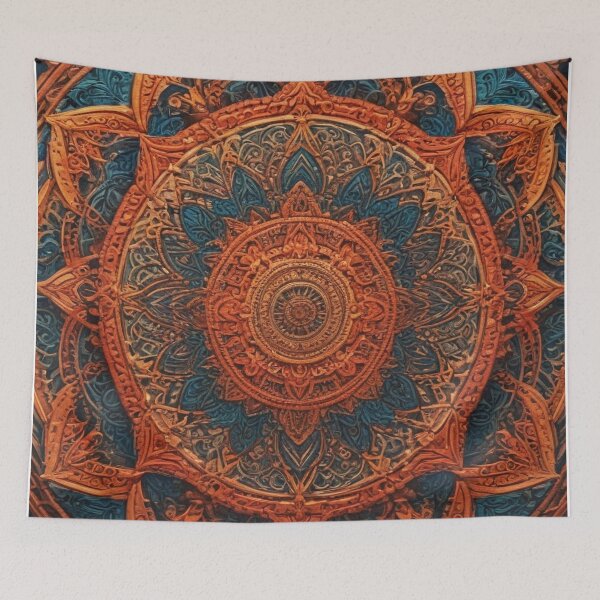 Item preview, mandala and chakra meditation pattern print design  designed and sold by Anshu3813.
