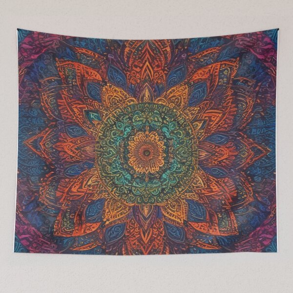 Item preview, mandala and chakra meditation pattern print design  designed and sold by Anshu3813.