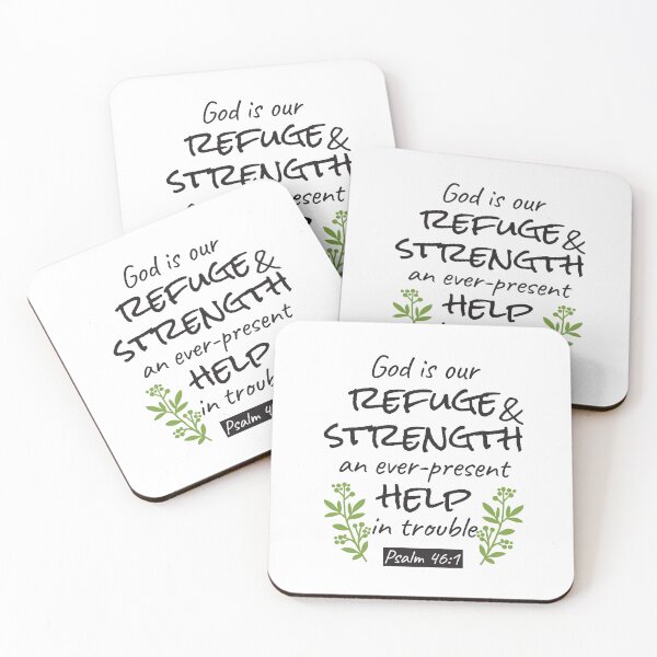Item preview, Divine Refuge - Psalm 46:1 for Spiritual Comfort and Strength designed and sold by FlinArt.