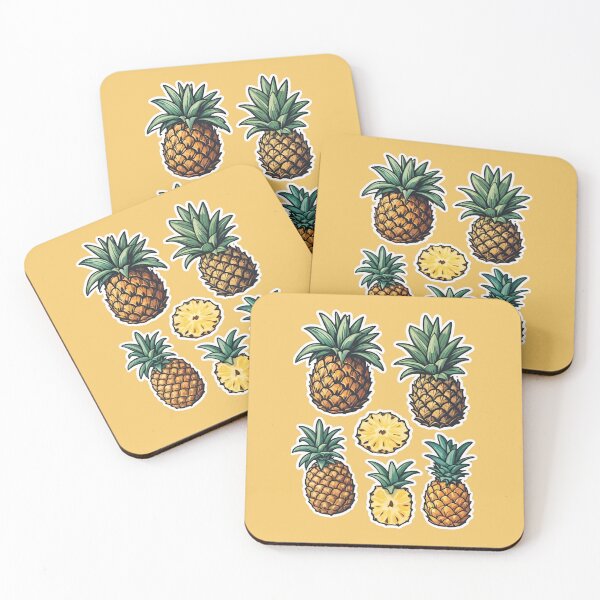 Item preview, Vintage pineapple sticker set by CallisC Arts ⭐⭐⭐⭐⭐ designed and sold by CallisC-Arts.