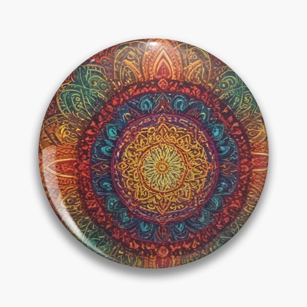 Item preview, mandala and chakra meditation pattern print design  designed and sold by Anshu3813.