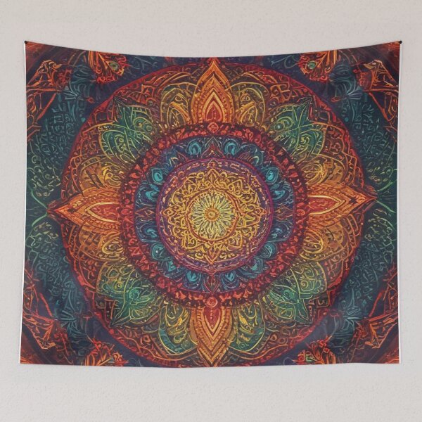 Item preview, mandala and chakra meditation pattern print design  designed and sold by Anshu3813.