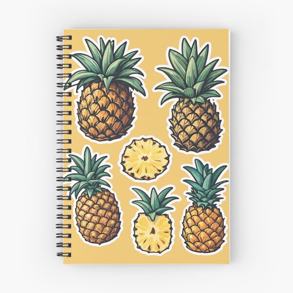 Item preview, Vintage pineapple sticker set by CallisC Arts ⭐⭐⭐⭐⭐ designed and sold by CallisC-Arts.
