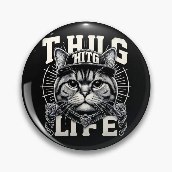 Item preview, BKH British Shorthair Cat tabby Gangster Life Gift designed and sold by Pineapple-Tree.