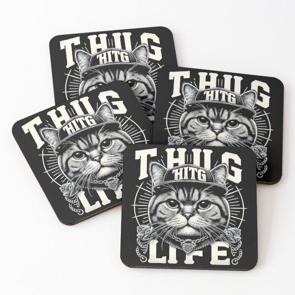Item preview, BKH British Shorthair Cat tabby Gangster Life Gift designed and sold by Pineapple-Tree.