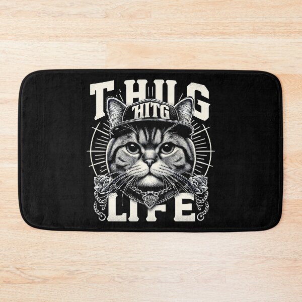 Item preview, BKH British Shorthair Cat tabby Gangster Life Gift designed and sold by Pineapple-Tree.