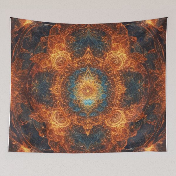 Item preview, mandala and chakra meditation pattern print design  designed and sold by Anshu3813.
