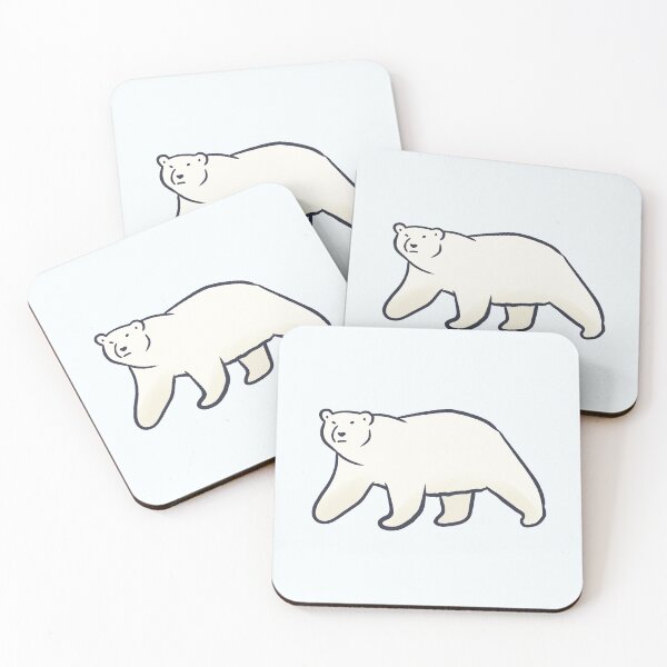 Item preview, Polar bear illustration  designed and sold by Mayarart.