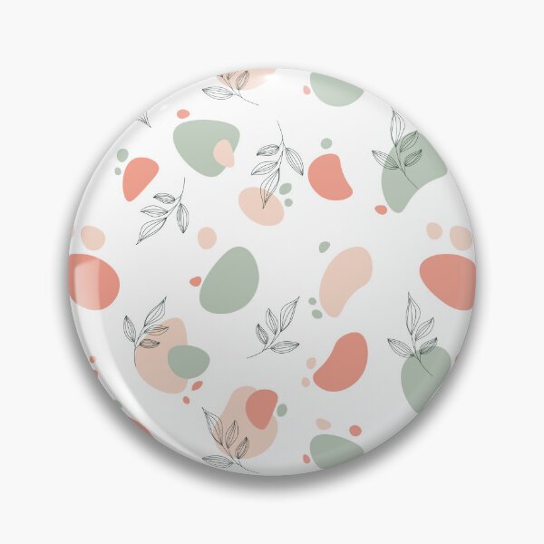 Item preview, Pattern with leaves on a pastel abstract background designed and sold by Mariana Shymkovych.