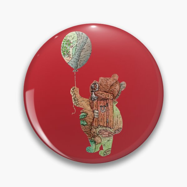Item preview, Watercolor Silhouette Pooh Bear House designed and sold by Krystal280791 Shop.