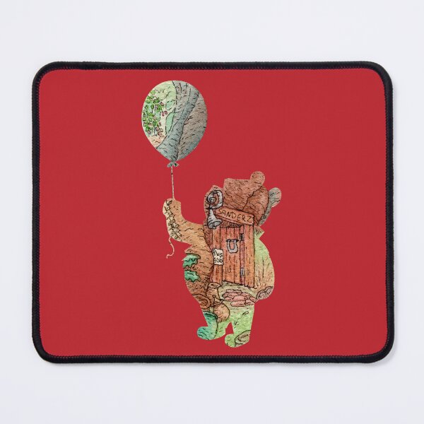 Item preview, Watercolor Silhouette Pooh Bear House designed and sold by Krystal280791 Shop.