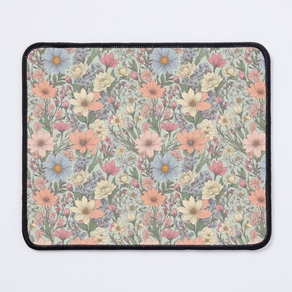 Item preview, Spring Flowers, pastel colored floral pattern designed and sold by Gaspirtz.
