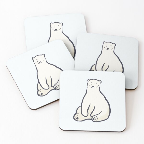 Item preview, Cute Polar bear drawing  designed and sold by Mayarart.