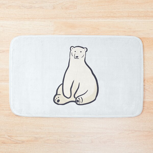 Item preview, Cute Polar bear drawing  designed and sold by Mayarart.