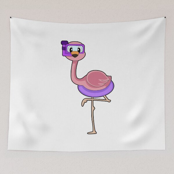 Item preview, Flamingo Diver Snorkel Diving designed and sold by Snabdesign84.