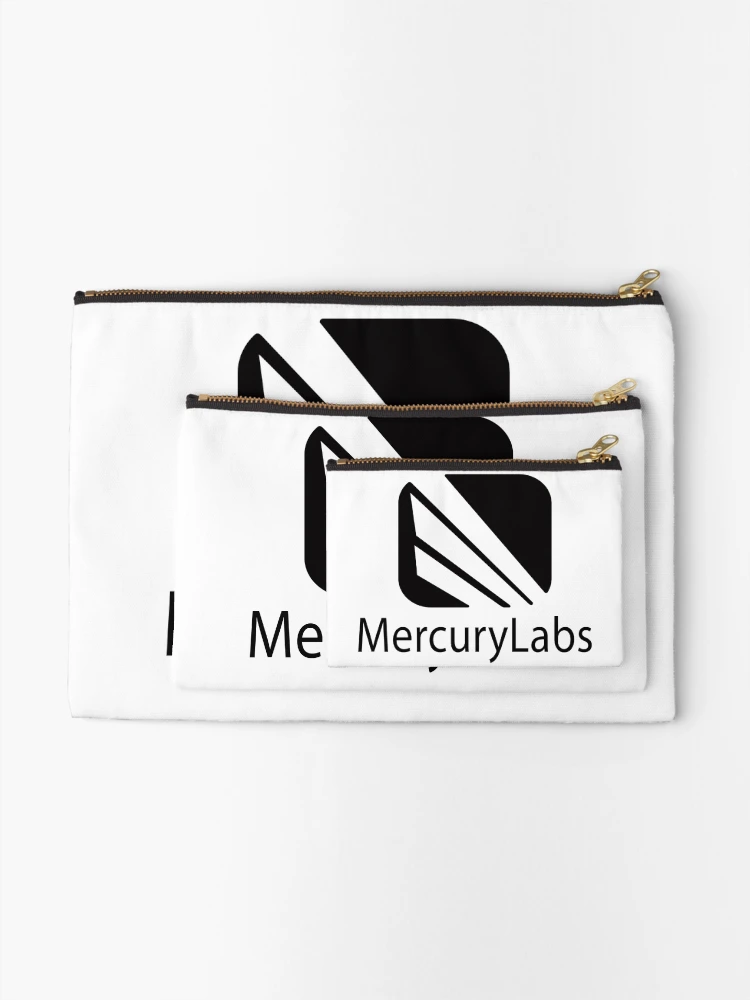 Thumbnail 2 of 4, Zipper Pouch, Mercury Labs - Clean Logo [Roufxis-Rb] designed and sold by RoufXis.