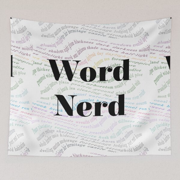 Item preview, Word Nerd Nature  designed and sold by JaygiesDesign.
