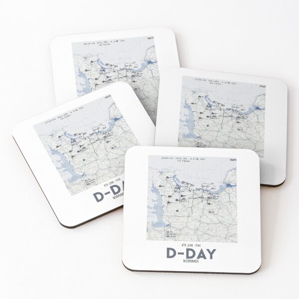 Item preview, D-Day 6th June 1944 - Map of situation across Normandy at midnight 6th June 1944. designed and sold by Paul Rowland.