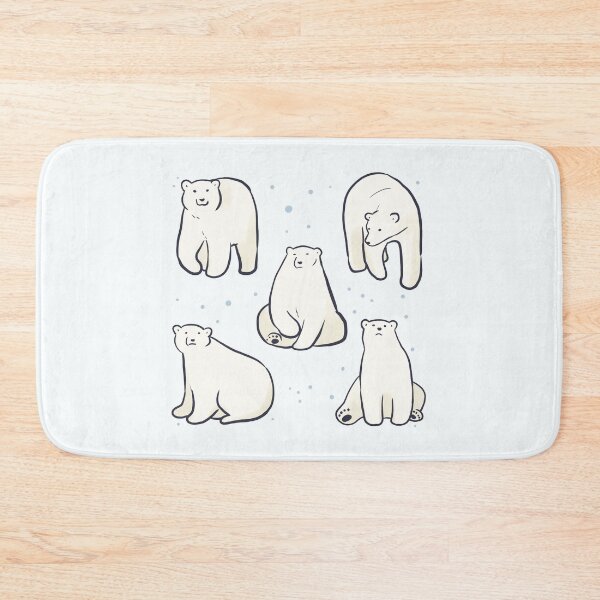 Item preview,  Cute Polar bear illustration pack  designed and sold by Mayarart.