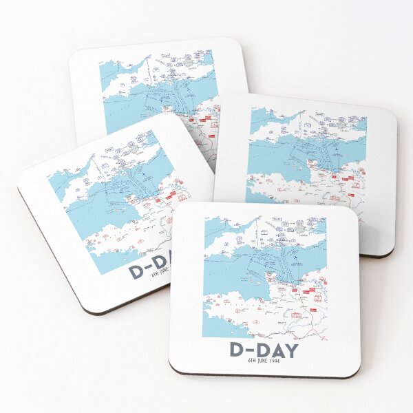 Item preview, D-Day 6th June 1944 - Map of Allied Invasion Force. designed and sold by Paul Rowland.