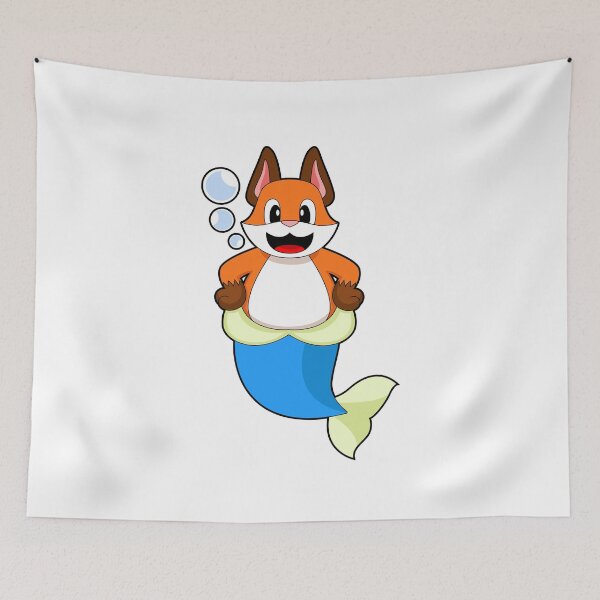 Item preview, Fox Mermaid designed and sold by Snabdesign84.