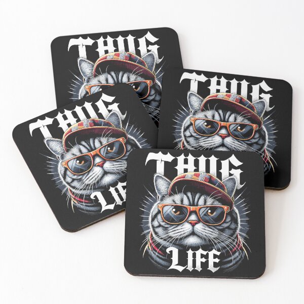 Item preview, BKH British Shorthair Cat tabby Gangster Life Gift designed and sold by Pineapple-Tree.