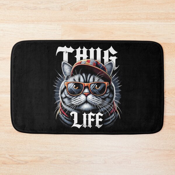 Item preview, BKH British Shorthair Cat tabby Gangster Life Gift designed and sold by Pineapple-Tree.