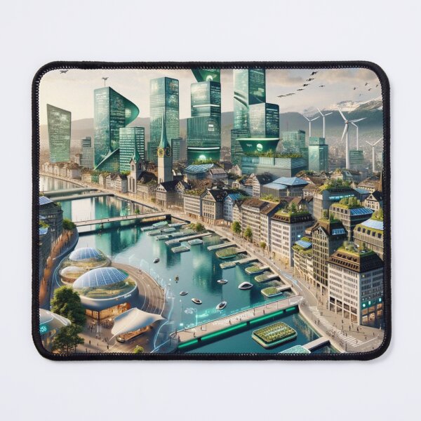 Item preview, Zurich - Futuristic Cities designed and sold by Eric Nagel.