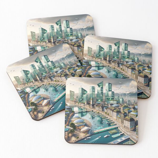 Item preview, Zurich - Futuristic Cities designed and sold by Eric Nagel.