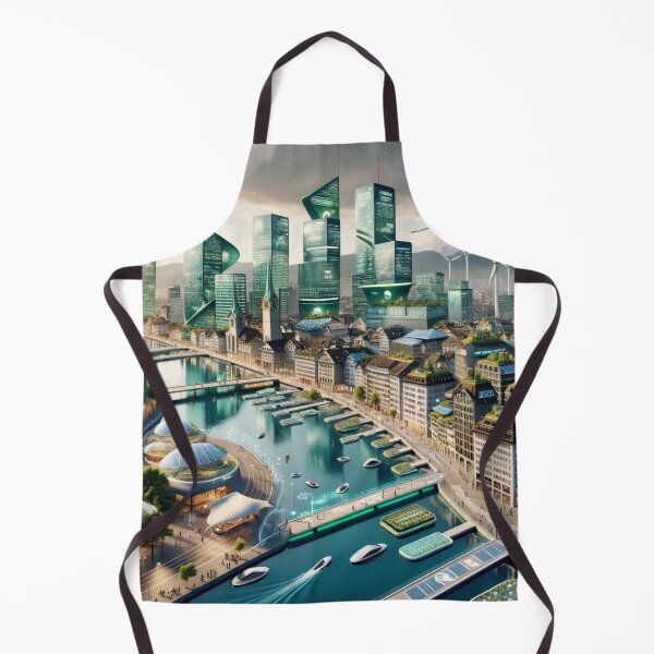 Item preview, Zurich - Futuristic Cities designed and sold by Eric Nagel.